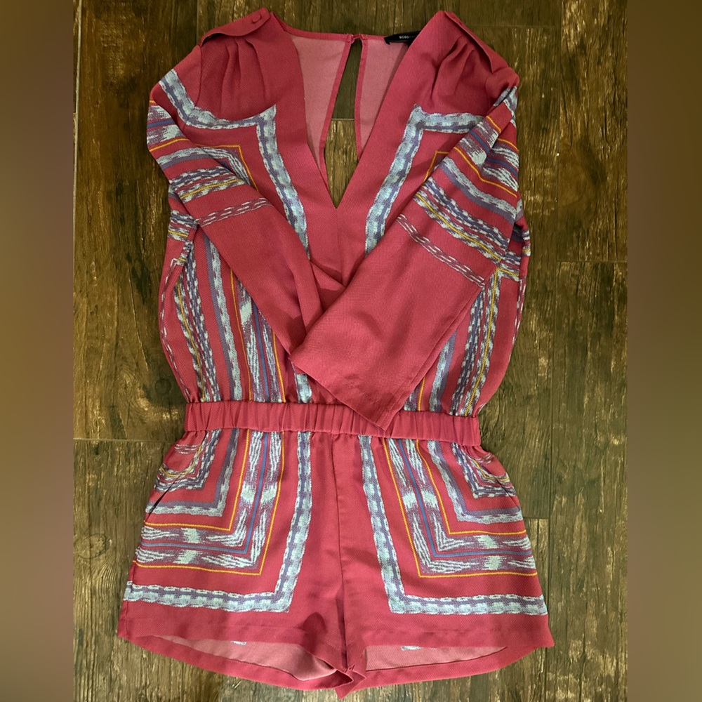 BCBG floral romper